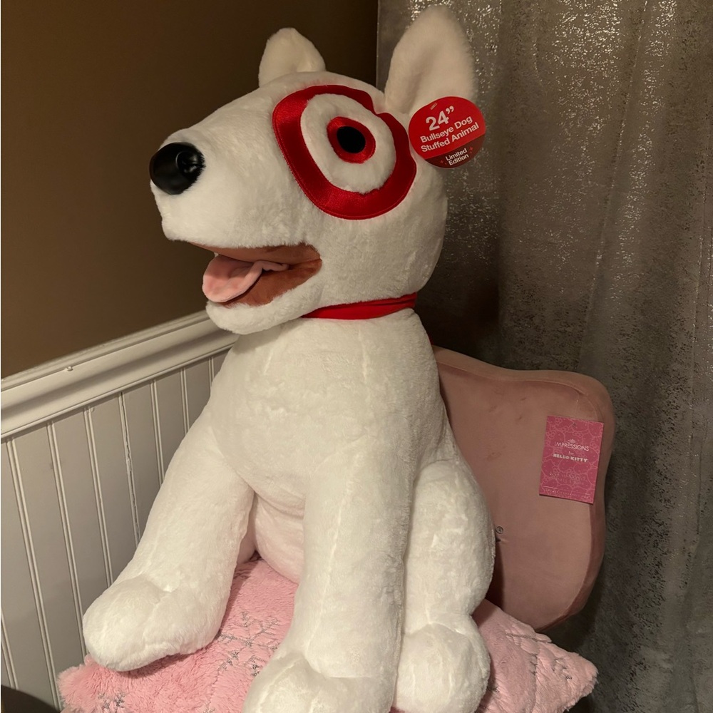 Target spot plush dog